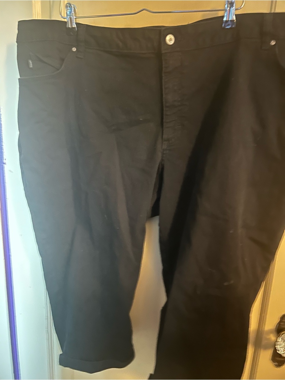 Women's Black Jean Shorts - Classic Black Cut